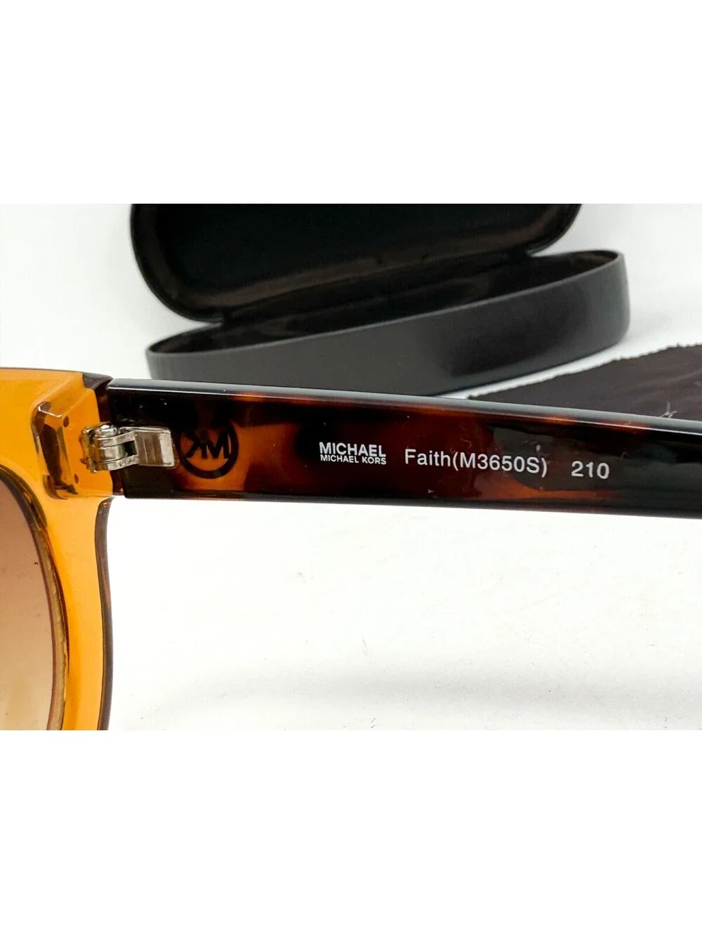 Michael Kors Faith Womens Sunglasses (M3650S) Brown Plastic + Clamshell Case